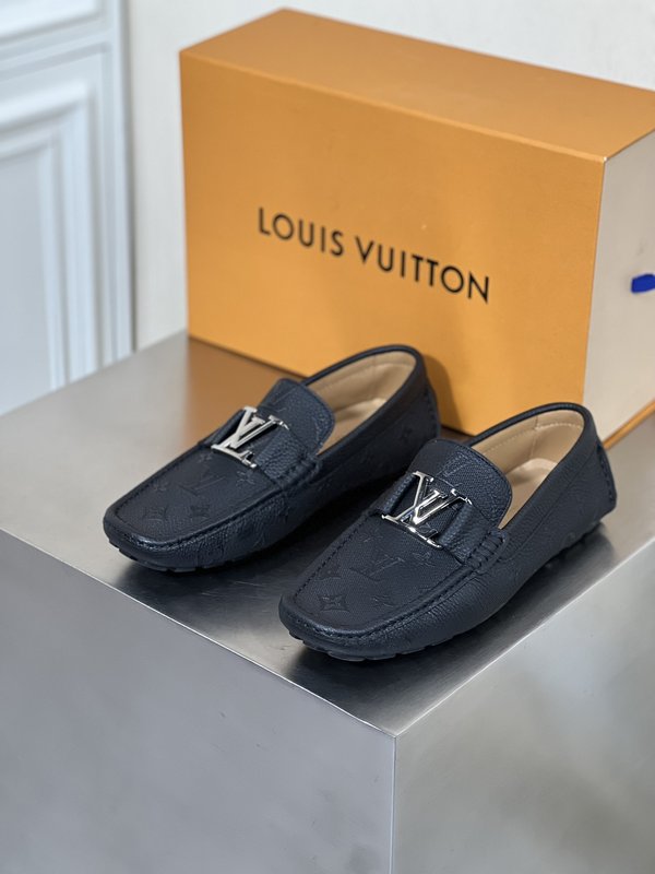 LV 몬테카를로 블랙 드라이빙 슈즈 001-186061