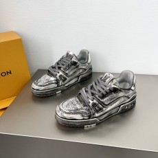 LV 트레이너 실버 빈티지 운동화 001-186067