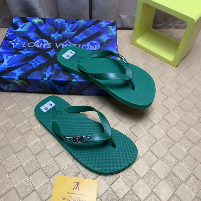 LV 하이엔드 맞춤 여름 미끄럼 방지 슬리퍼 001-186070