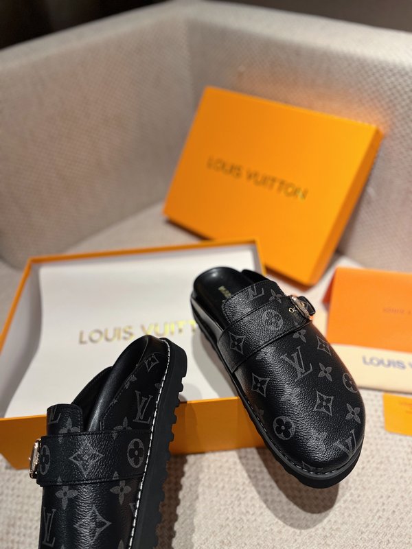 LV早春 커플 슬리퍼 모노그램 패턴 001-186072