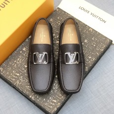 LV 스타일 남성 가죽 로퍼 슈즈 001-186074