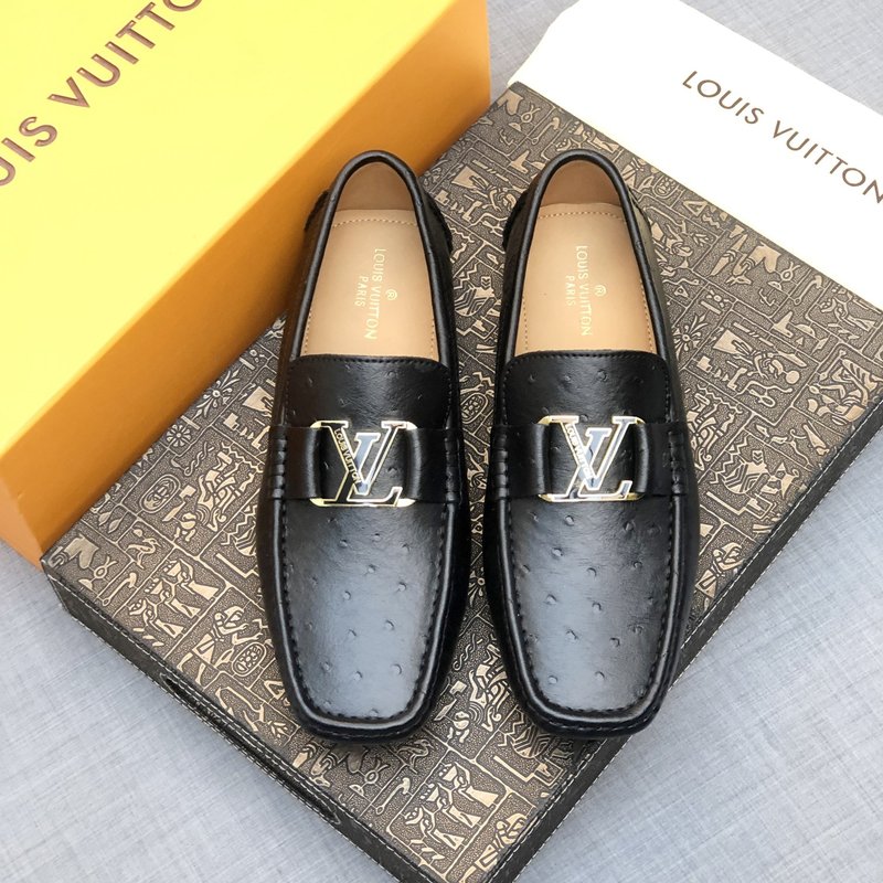 LV 남성 오스트리치 로퍼 슈즈 001-186075