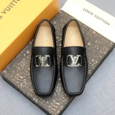 LV 남성 가죽 로퍼 슈즈 블랙 001-186077