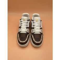 LV 스타일 남성 고무 및 소牛皮 캐주얼 샌들 001-186088