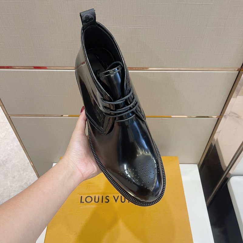 LV2022 하이톱 남성 가죽 부츠 001-186094
