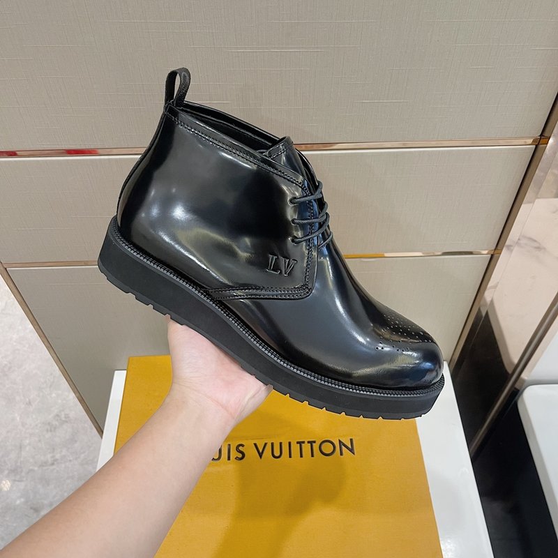 LV2022 하이톱 남성 가죽 부츠 001-186094