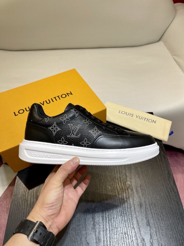 LV Beverly Hills 스니커즈 그레인 가죽 001-186147