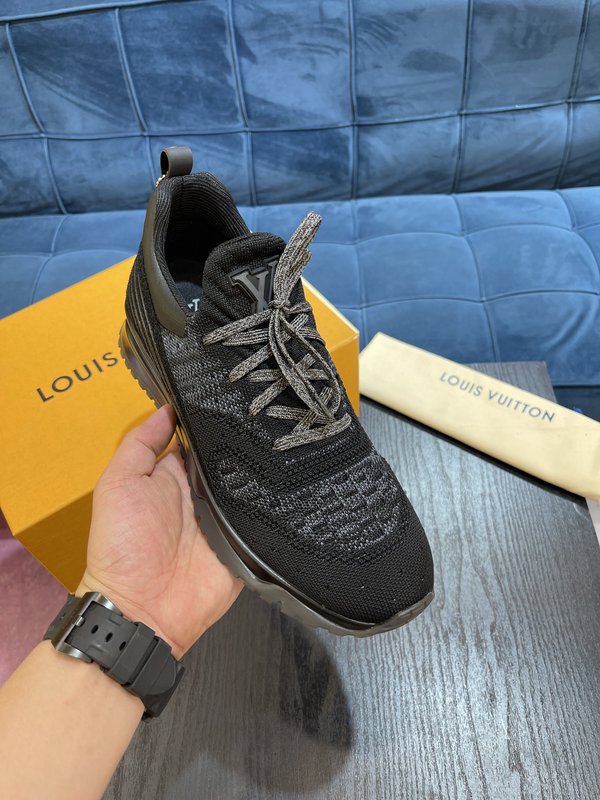 LV P550 블랙 니트 스니커즈 001-186150