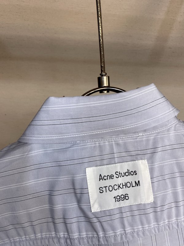 Acne Studios 스트라이프 칼라 셔츠 001-186156