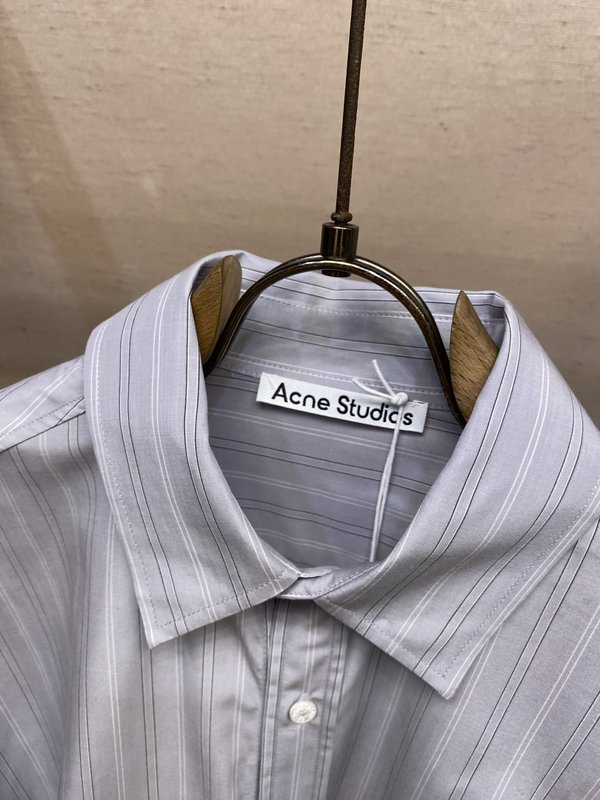 Acne Studios 스트라이프 칼라 셔츠 001-186156