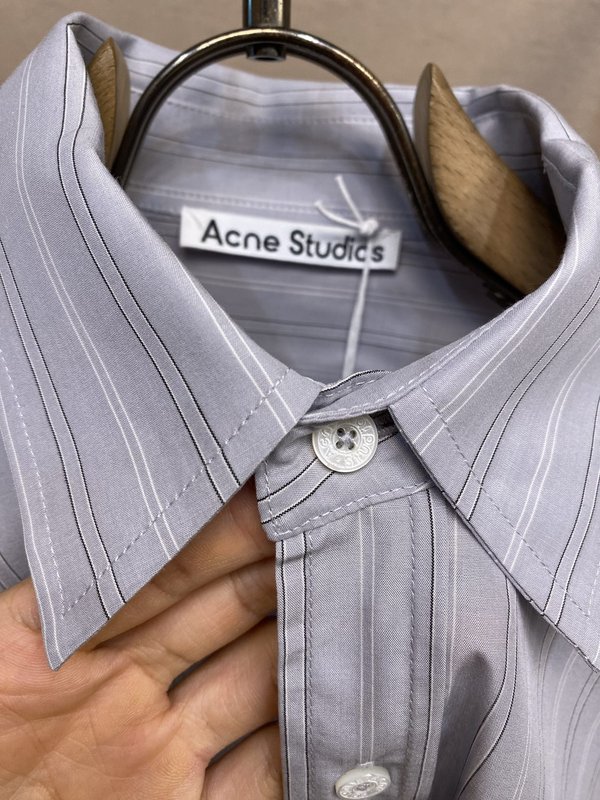 Acne Studios 스트라이프 칼라 셔츠 001-186156