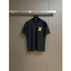 LV 2026 여름 신규 자수 반팔 티셔츠 001-186188