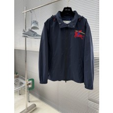 네이비 전쟁 말 자수 후드 재킷 001-186203