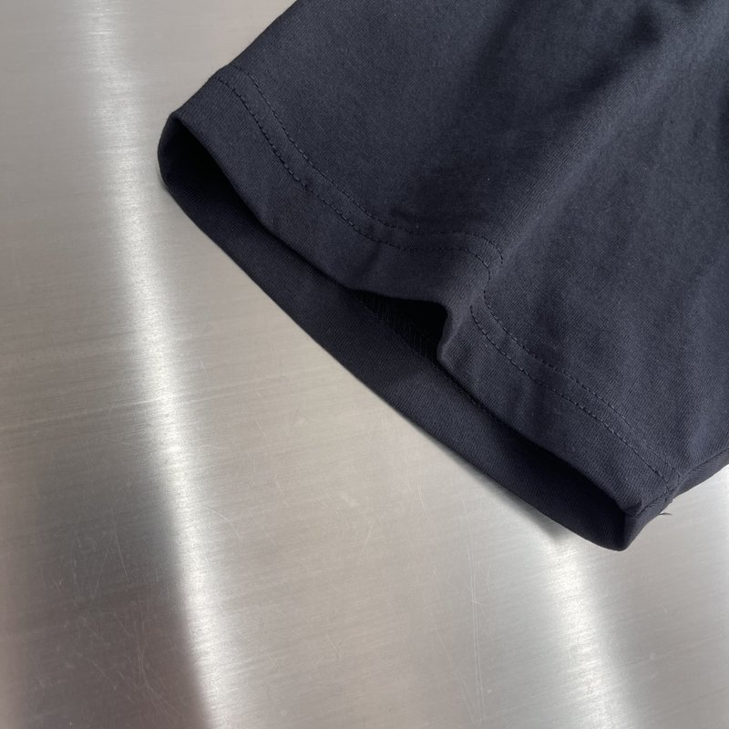 발렌시아가 커시브 자수 반팔 티셔츠 001-186229