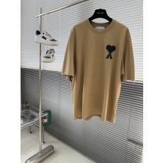 아미 파리 하트 자수 반팔 티셔츠 001-186248