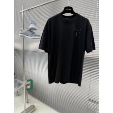 2026春夏 골드 자수 반팔 티셔츠 001-186254