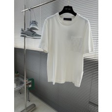 60 수 컴브드 코튼 나일론 트림 반팔 티셔츠 001-186280