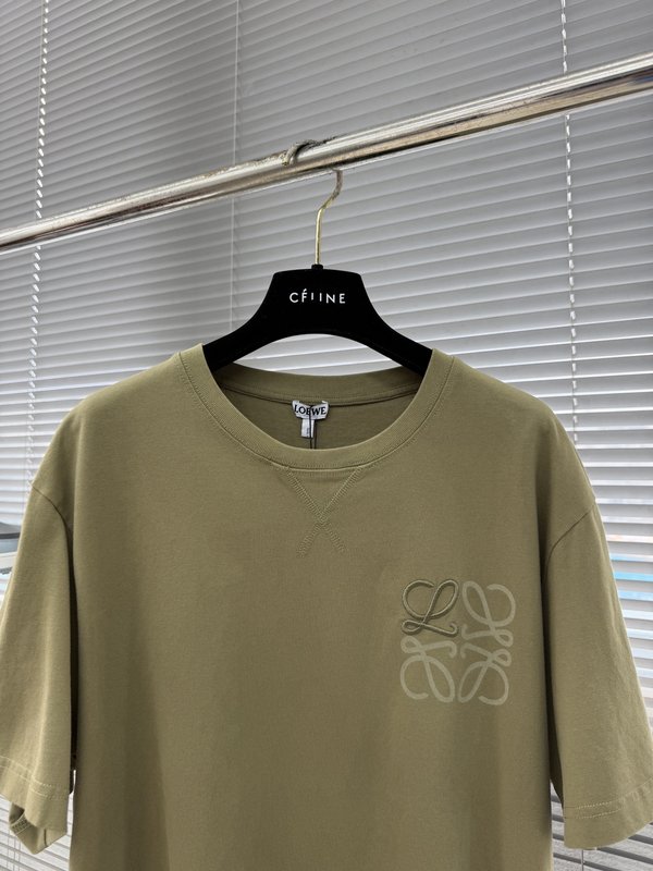 26SS 신상 자수 라운드넥 중량감 면 반팔 티셔츠 001-186297