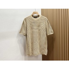 홀로우 레터 패션 반팔 티셔츠 001-186352