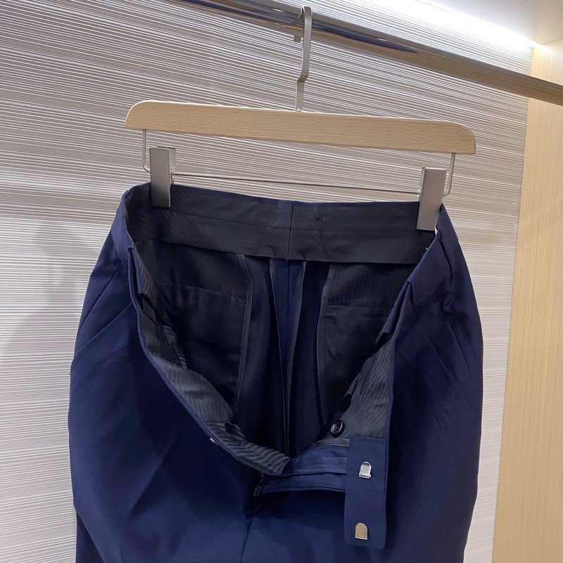 남성 고급 비즈니스 울 정장 세트 001-186362
