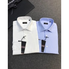 남성 비즈니스 노아이론 자카드 긴팔 셔츠 001-186366