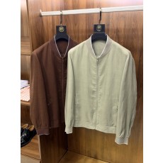 콜라르 니트 스탠드 칼라 리넨 라이오셀 자켓 001-186371