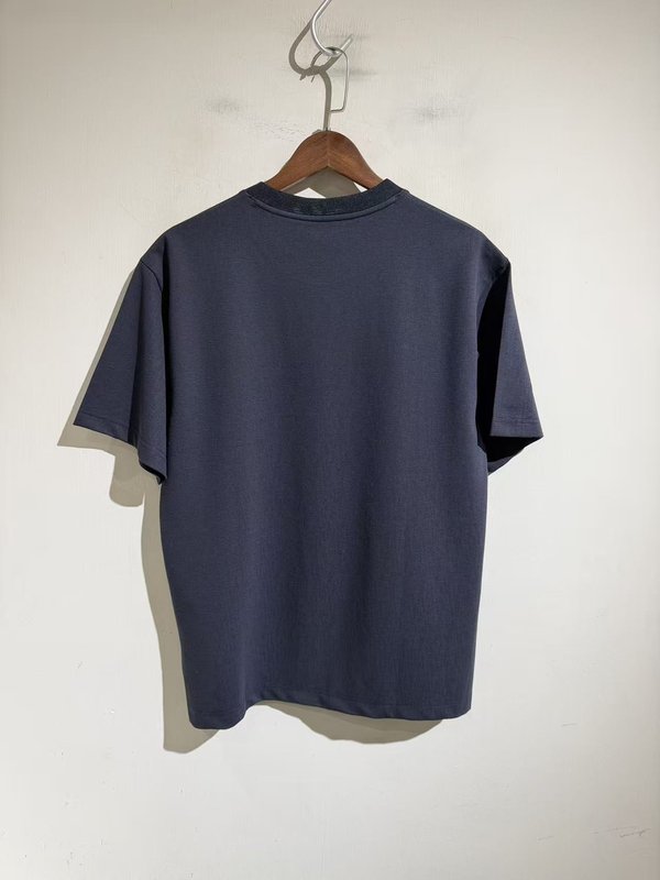 텐셀 리넨 혼방 구조 반팔 티셔츠 001-186382
