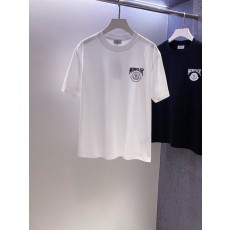 클래식 로고 레터 자수 루즈핏 티셔츠 001-186396