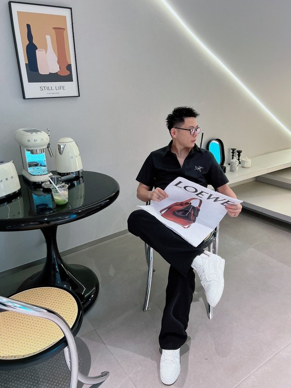 아크테릭스 남성 슬림핏 반팔 셔츠 001-186664