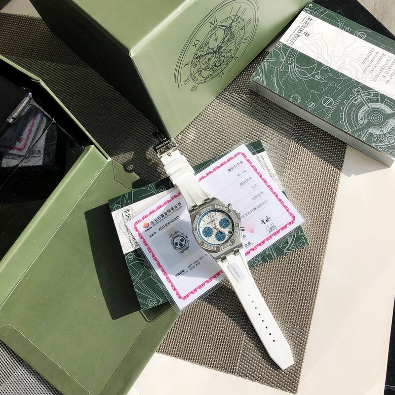 오데마 피게 로얄 오크 오프쇼어 다이아몬드 여성 시계 001-187370