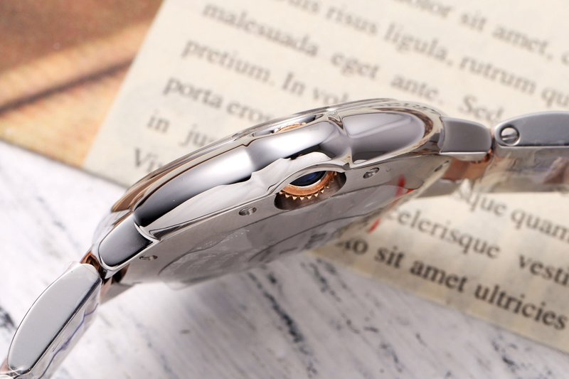 까르띠에 발롱블루 33mm 스테인리스 스틸 시계 001-187681