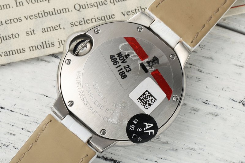 까르띠에 발롱블루 33mm 쿼츠 시계 001-187684