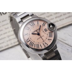 까르띠에 발롱 블루 33mm 스테인리스 스틸 시계 001-187732