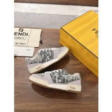 펜디 커플 레트로 캐주얼 스니커즈 001-187877