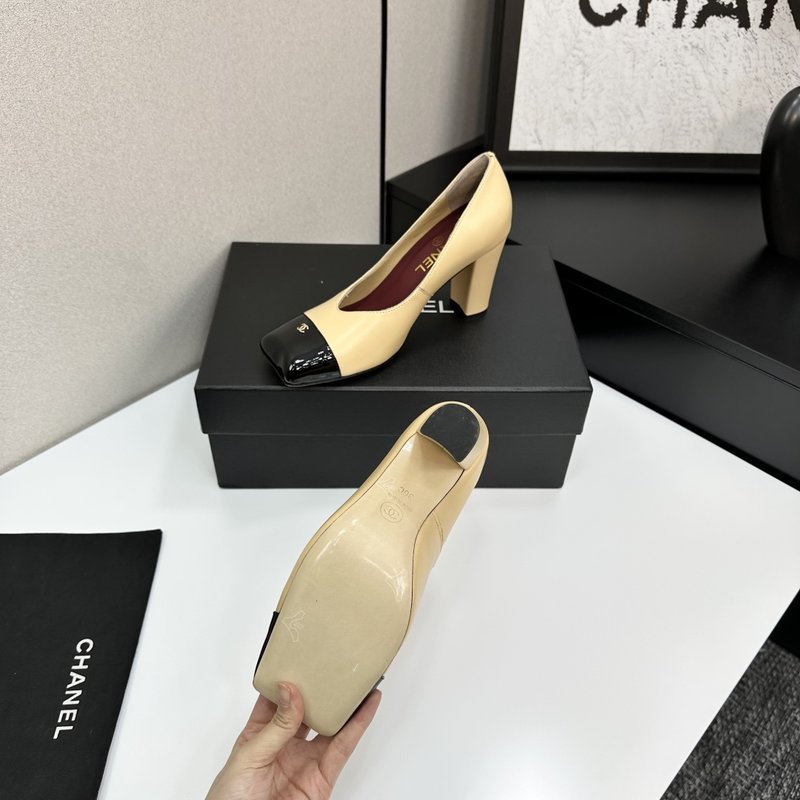 샤넬 스타일 굽 높은 힐 여성용 001-187974