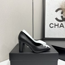 샤넬 스타일 클래식 굽 앵클부츠 001-188073