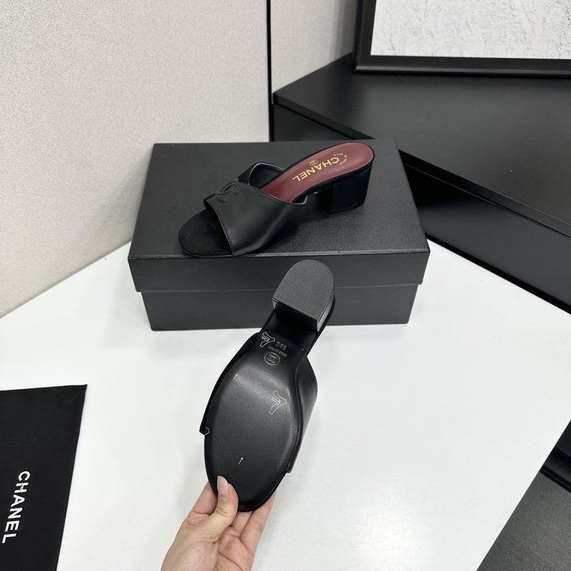 샤넬 스타일 가을 겨울 소가죽 굽 앵클부츠 001-188076
