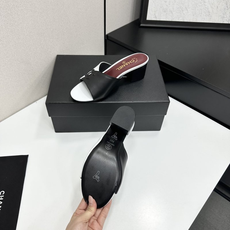 샤넬 스타일 클래식 굽 앵클부츠 001-188077