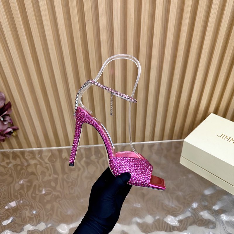 지미추 미러 펄린트 하이힐 샌들 001-188229