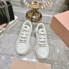 미우미우 메쉬 플랫폼 독일군 훈련화 캐주얼 스니커즈 001-188360
