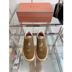 로로피아나 남성 레더 스니커즈 001-188443
