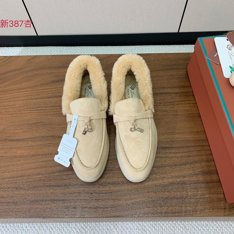 로로피아나 양모 로퍼 슈즈 001-188559
