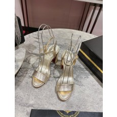 블록 힐 라운드 토 샌들 001-188952