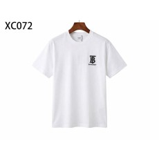 버버리 로고 자수 라운드넥 면 반팔 티셔츠 001-189273