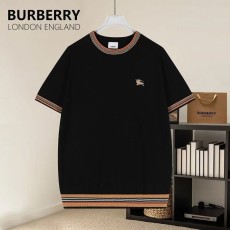 버버리 클래식 드롭숄더 반팔 니트 스웨터 001-189299