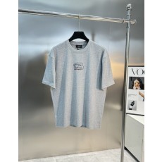 발렌시아가 라운드넥 더블 그래픽 코튼 티셔츠 001-189360
