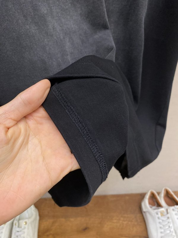 발렌시아가 워싱 빈티지 프린팅 루즈핏 티셔츠 001-189376