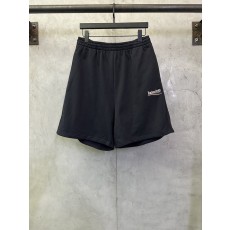 발렌시아가 콜라 웨이브 로고 자수 캐주얼 반바지 001-189410