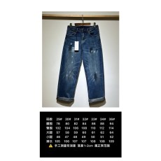 발렌시아가 남성 루즈핏 스트레이트 데님 팬츠 001-189459