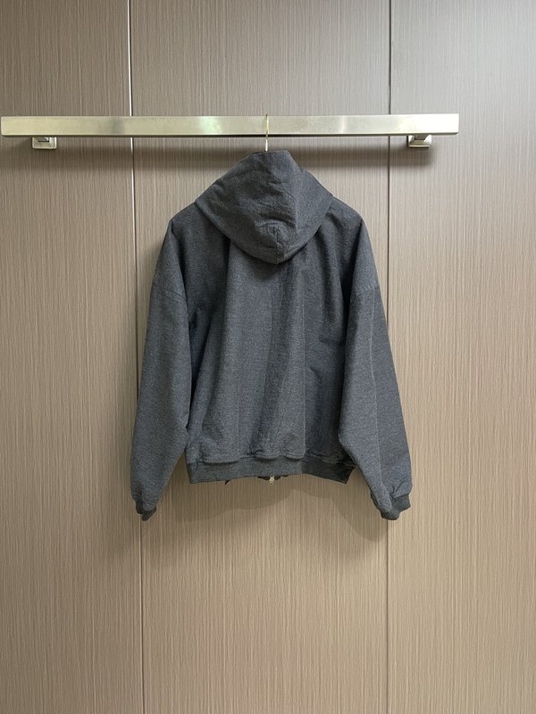 발렌시아가 코튼 데님 후드 티셔츠 세트 001-189490